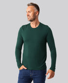 Bambus langærmet t-shirt grøn mænd
