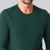 Bambus langærmet t-shirt grøn mand