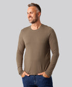 Bambus langærmet t-shirt sand mænd