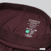 Bambus leggings i bordeaux m. bordeaux elastik til damer carelabel