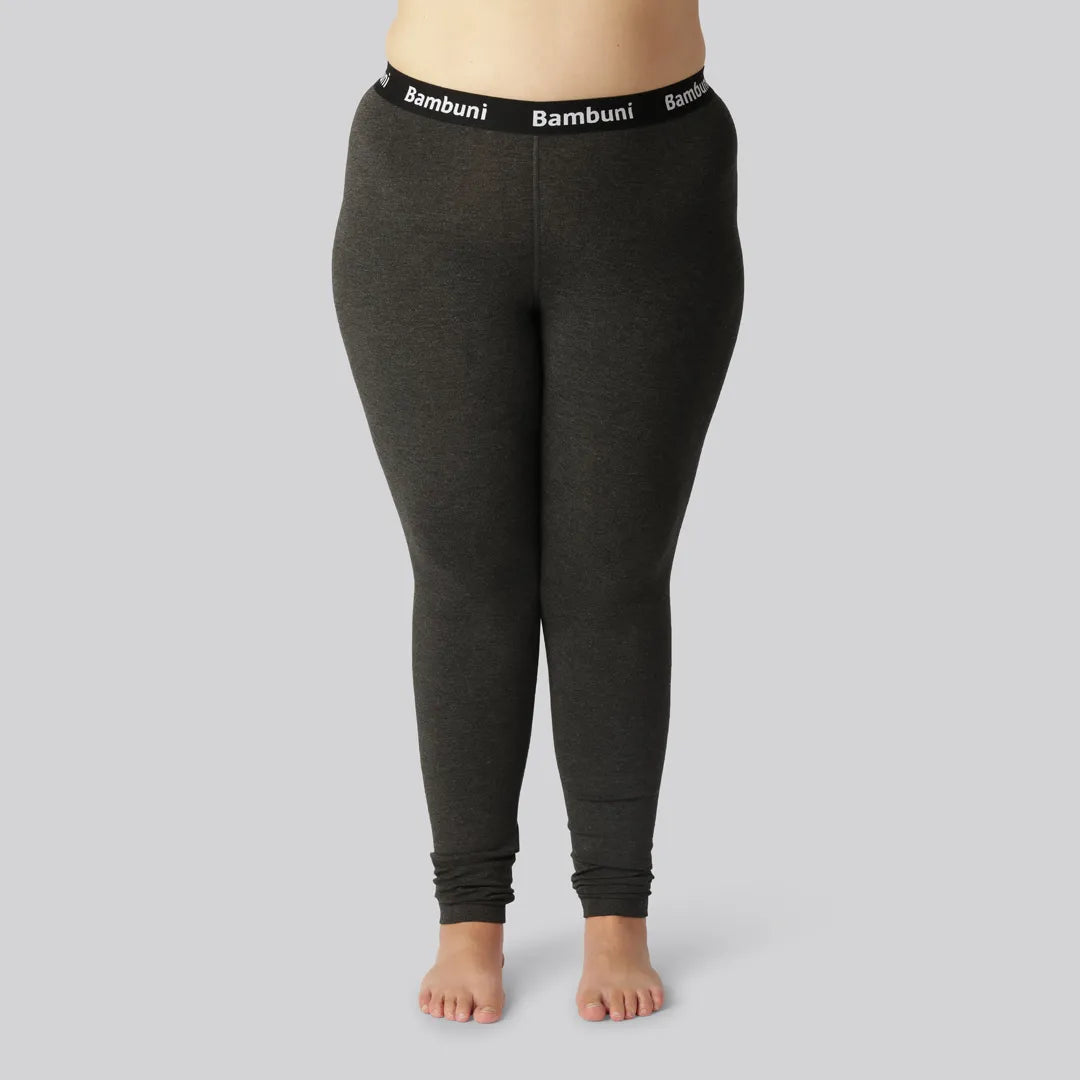 Bambus leggings i koksgrå fra Bambuni