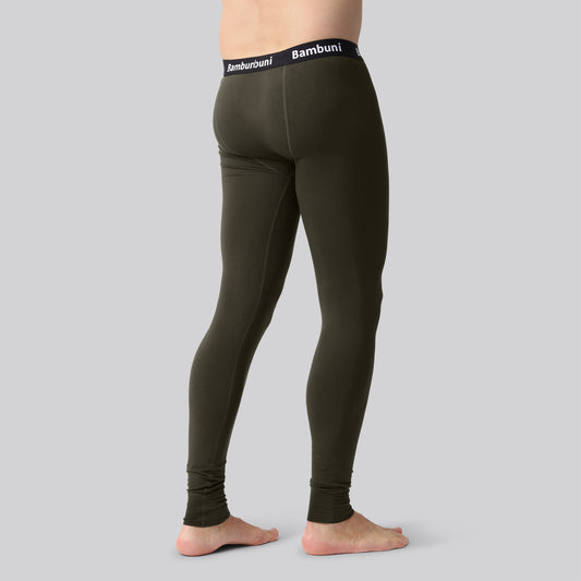 Bambus long johns mørkegrøn