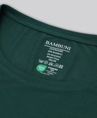 Bambus oversize t-shirt i grøn til damer carelabel