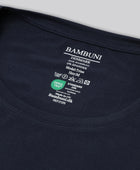 Bambus oversize t-shirt i navy til damer carelabel