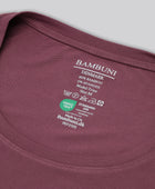 Bambus oversize t-shirt i rose til damer carelabel