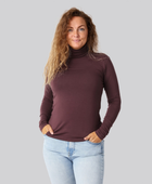 Bambus rullekrave bordeaux damer