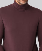 Bambus rullekrave bordeaux mand