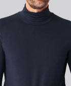 Bambus rullekrave navy mand
