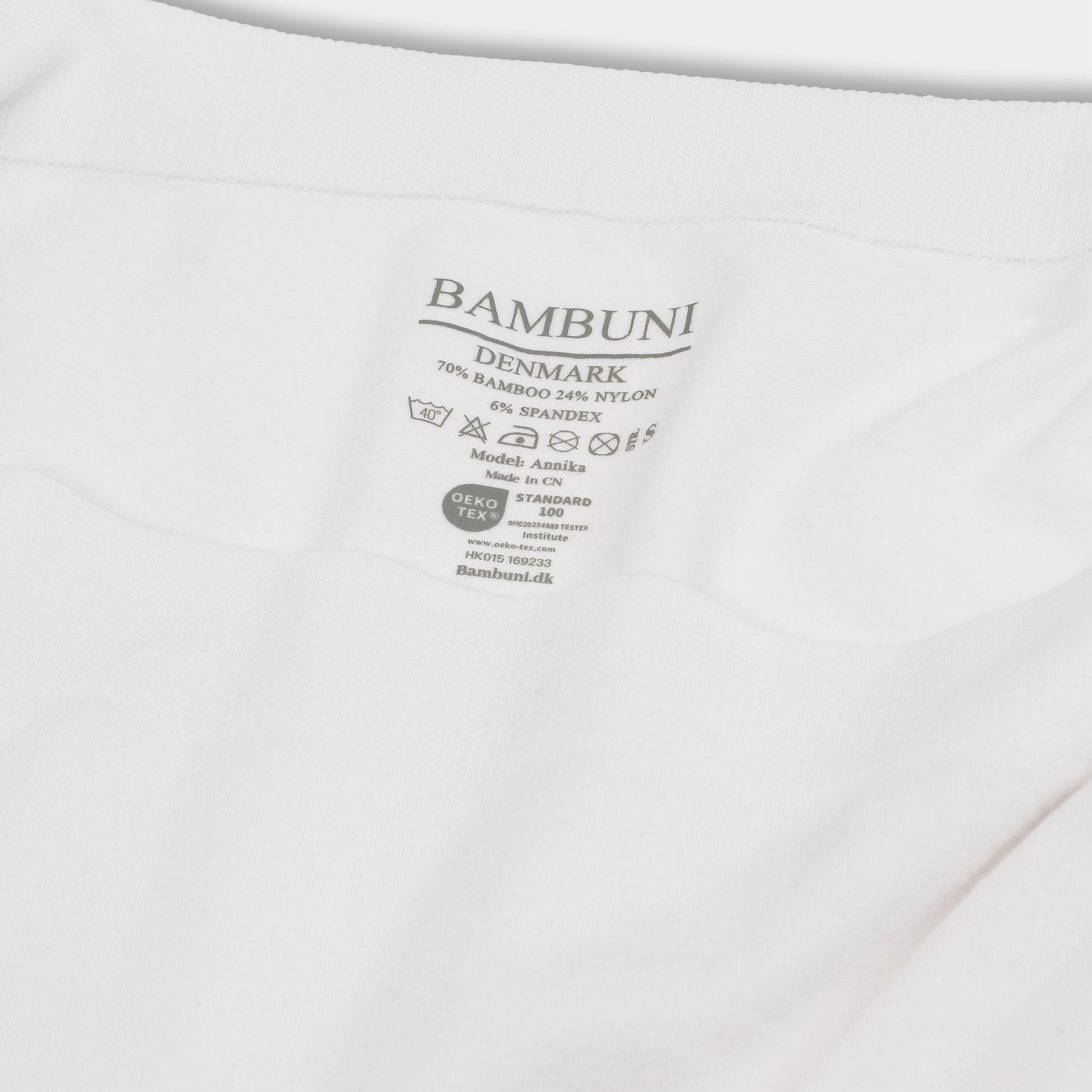 Bambus seamless maxi trusse hvid