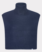 Bambus strikket halsedisse i navy