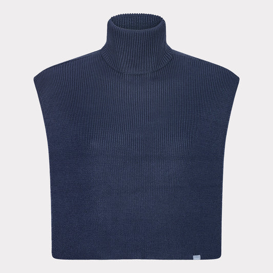 Bambus strikket halsedisse i navy