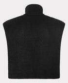 Bambus strikket halsedisse i sort