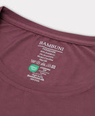 Bambus t-shirt o-hals i rose carelabel