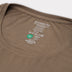 Bambus t-shirt o-hals i sand carelabel