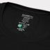 Bambus t-shirt o-hals i sort carelabel