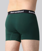 Bambus underbukser grøn mænd m. gylp bag