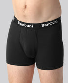Bambus underbukser sort mænd m. gylp