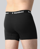 Bambus underbukser sort mænd m. gylp bag
