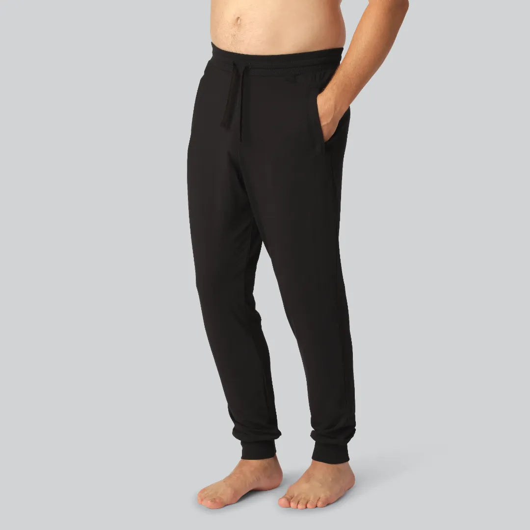 Joggingbukser i sort til mænd