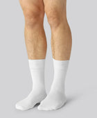 Bambus strømper i hvid til mænd 15-pak