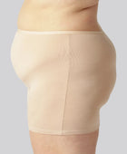 Bambus hotpants i beige