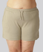 Bambus hverdagsshorts i beige til kvinder