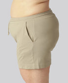 Bambus hverdagsshorts i beige til kvinder