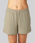 Bambus hverdagsshorts i beige til kvinder