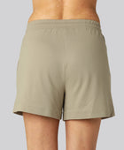 Bambus hverdagsshorts i beige til kvinder