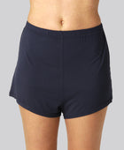 Bambus natshorts i navy til kvinder