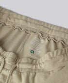 Bambus hverdagsshorts i beige til kvinder