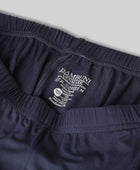 Bambus natshorts i navy til kvinder