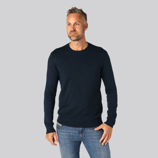 Bambus striktrøje i navy