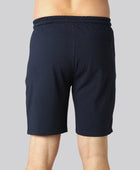 Bambus shorts i navy til mænd