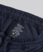 Bambus shorts i navy til mænd