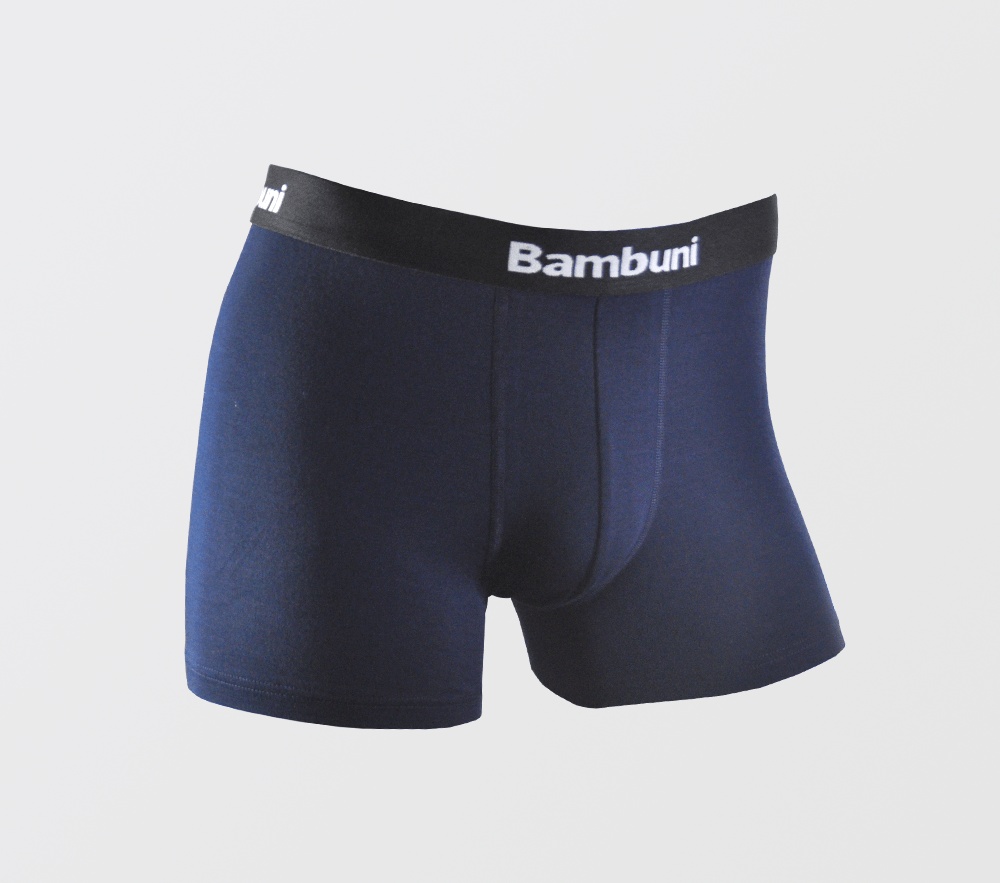 Billede af Bambus underbukser i navy blå til mænd str. Small-3XL- 129,- kr./stk